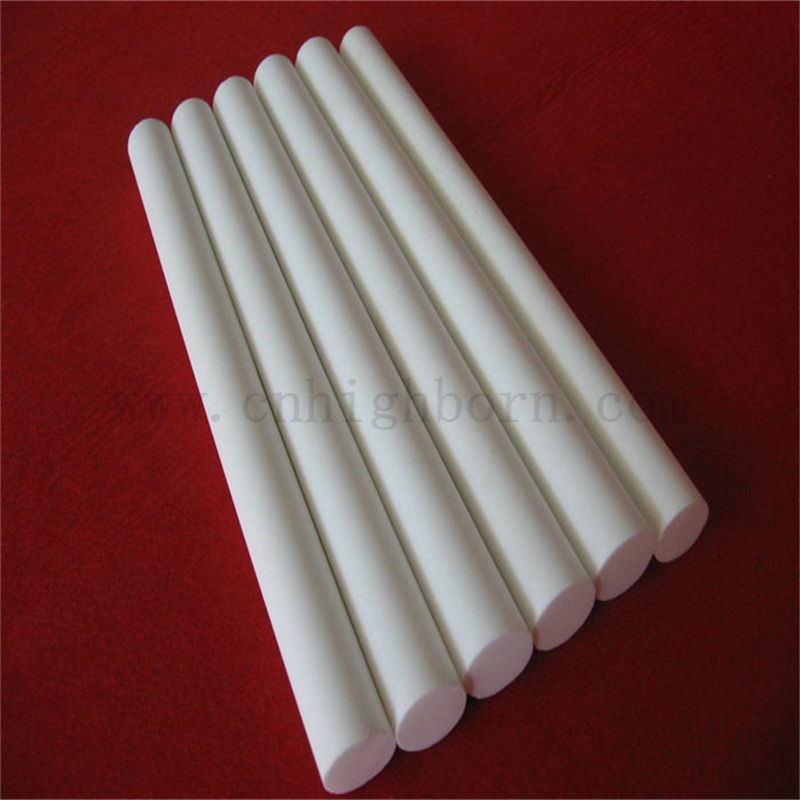 Dostosowany rozmiar Izolujący Macor pręt Macor Biały machinowalny szklany baton ceramiczny 