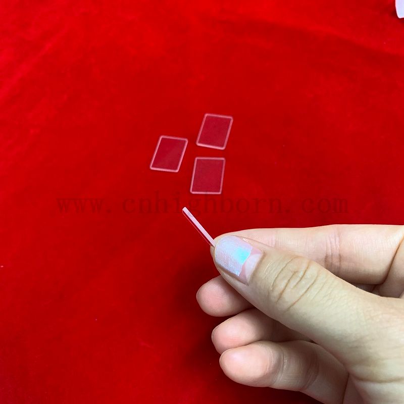 Dostosowana kwadratowa przezroczysta płyta ze szkła kwarcowego o wysokiej odporności na korozję