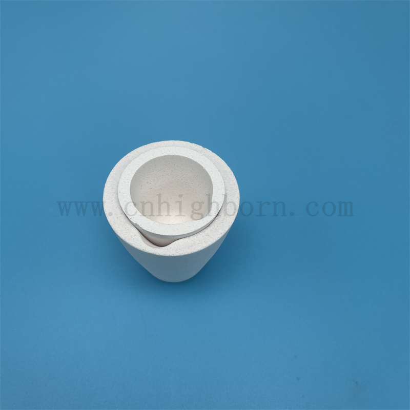 Dostosowane topnienie złota naczynia kwarcowe kubek ceramiczny