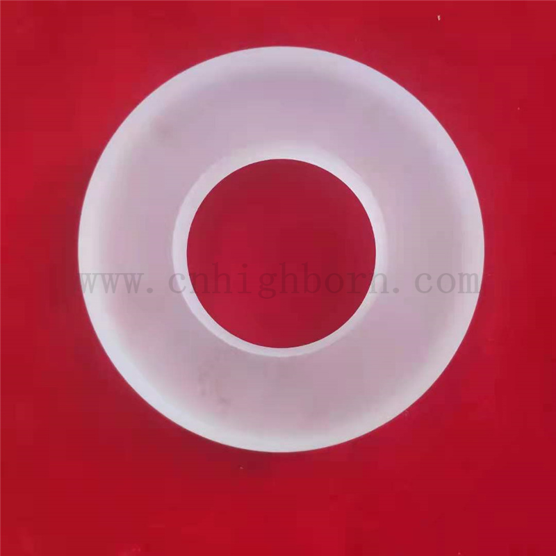  Dostosowany precyzyjny krojenie szklanego kwarcowego kołnierza kwarcowego