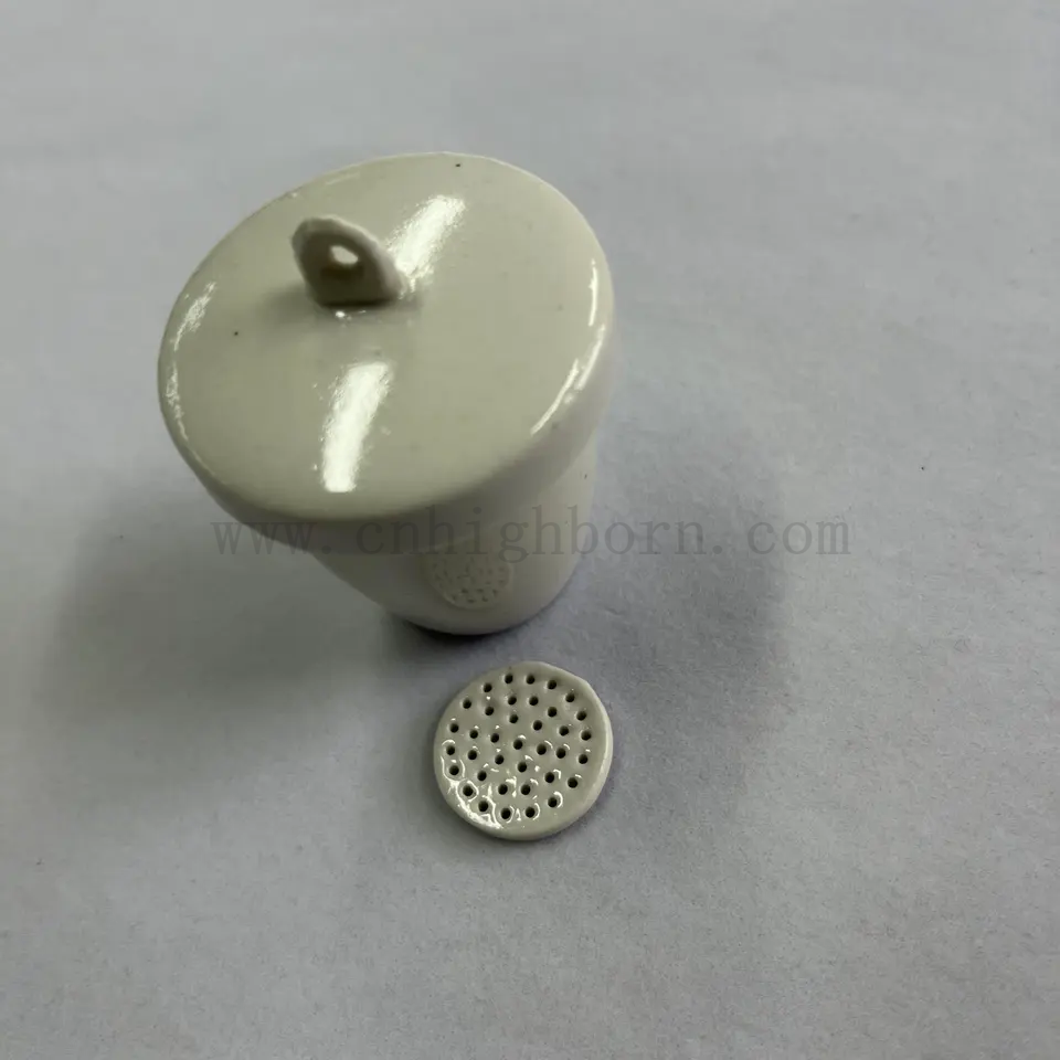 30 ml Gooch Crucible Laboratory Użyj porcelanowy tygiel ceramiczny z pokrywką 