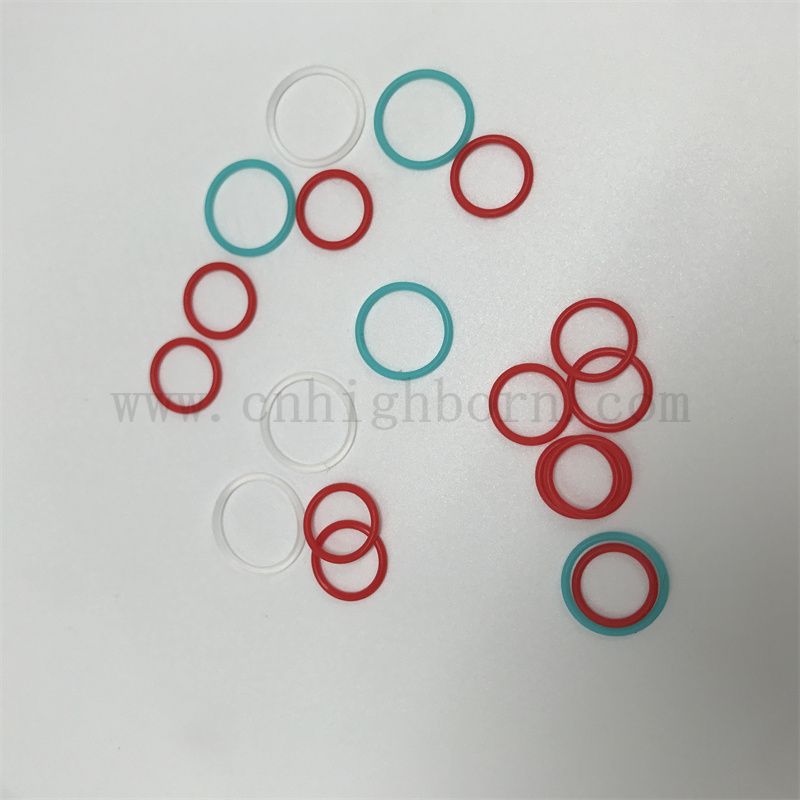 Niestandardowe wysokie precyzyjne silikonowe gumy o pierścieniach O-ring