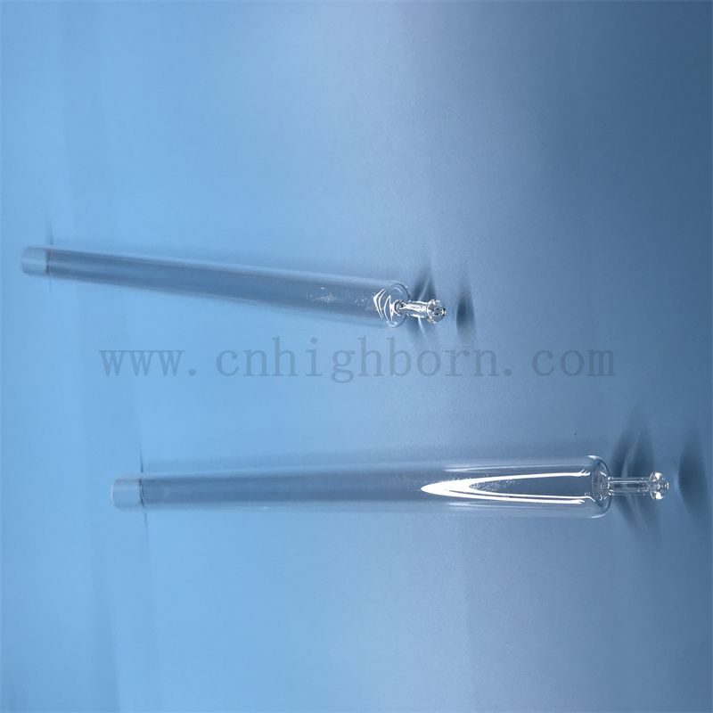 Odporność na ciepło Dostosowane przezroczyste połączone kwarcowa rurka krzemionkowa