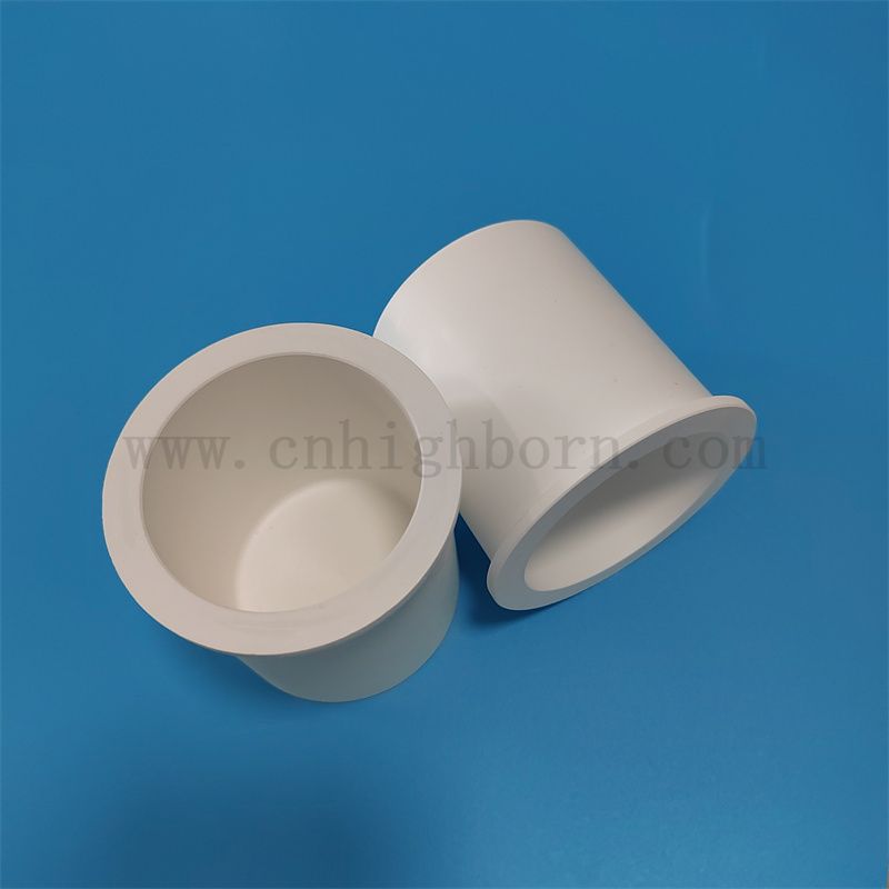 Izolator azotek boru tytka wysoka przewodność cieplna BN Ceramiczna łódź ceramiczna