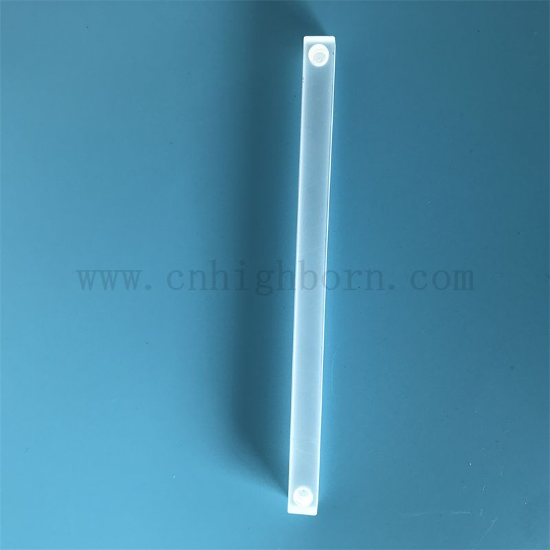 Kwadrat o wysokiej czystości półprzezroczysty producent kwarcowy pręt krzemionkowy kwarcowy