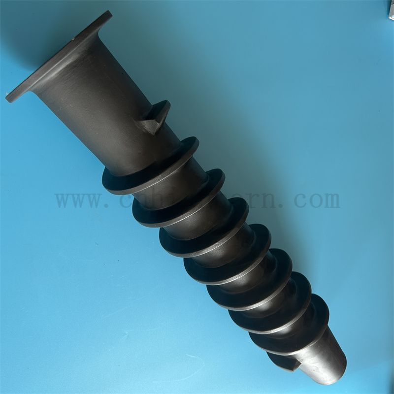 Odporność na korozję ceramiczna rurka Rbsic Rurka Sisic Silikon Krzemowa rura