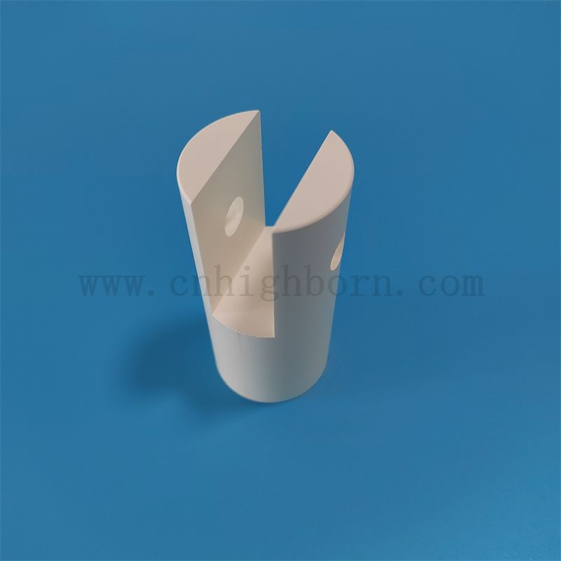 Azotek boru nieregularny część biały grafit Wysoka przewodność cieplna Bn Ceramiczna