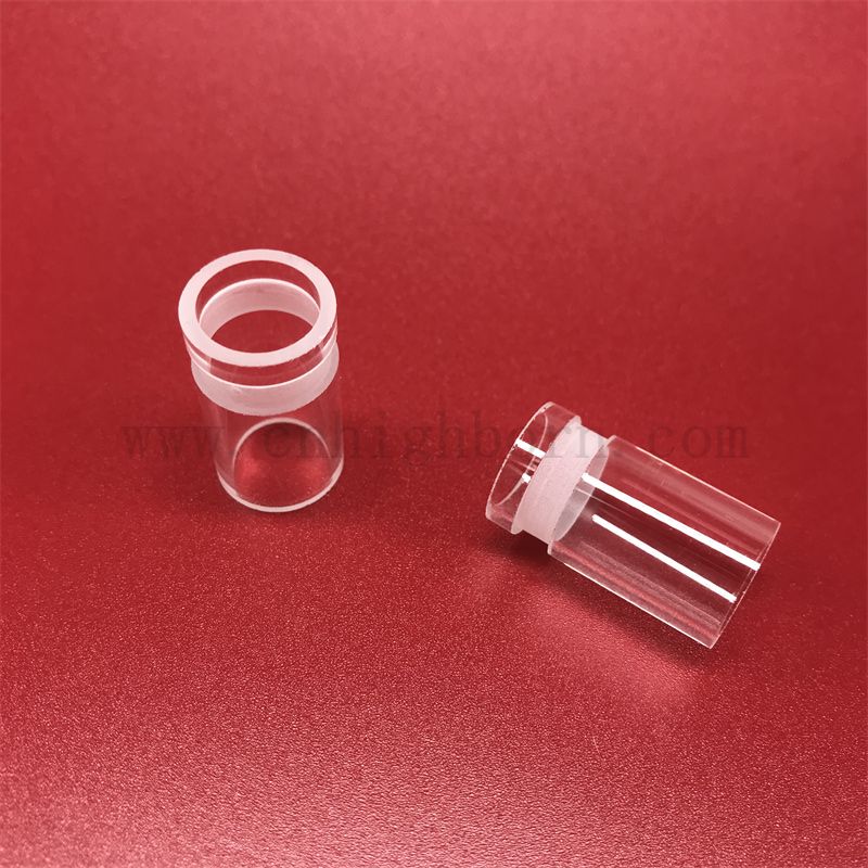 Odporność na ciepło Dostosowana przezroczystą szklaną rurkę kwarcową z laserowymi otworami wiertniczymi