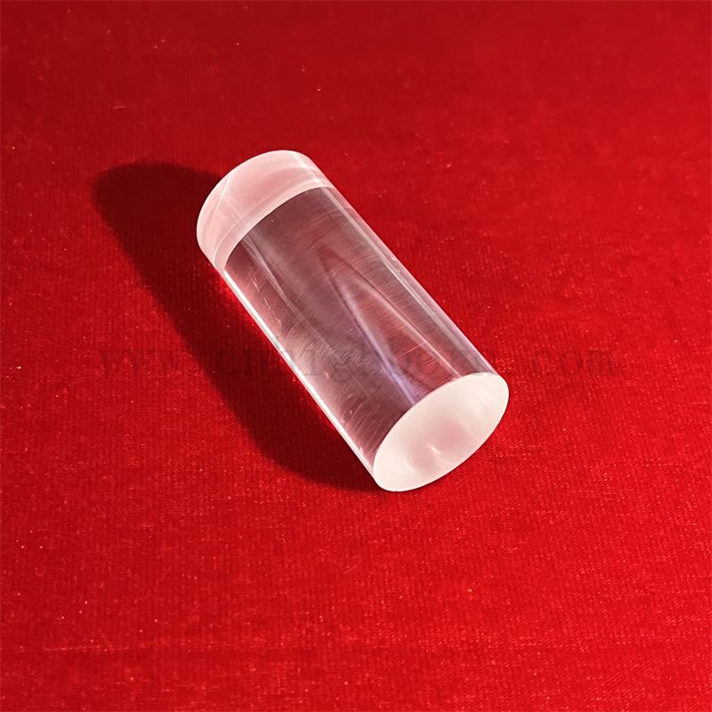 Odporność na ciepło przezroczysty okrągły kwarcowy pręt z krzemionką