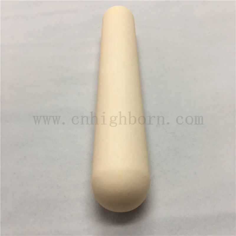 Dostosowywany oporność w wysokiej temperaturze AL2O3 Rurka ceramiczna ceramiczna ceramika tlenku aluminium jedna końcowa rura zamknięta