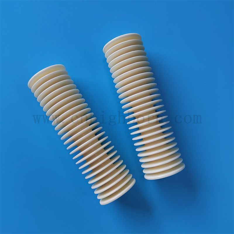 Tekstylna ceramiczna rolka przewodnika 99% gwintowane koło gwintowane