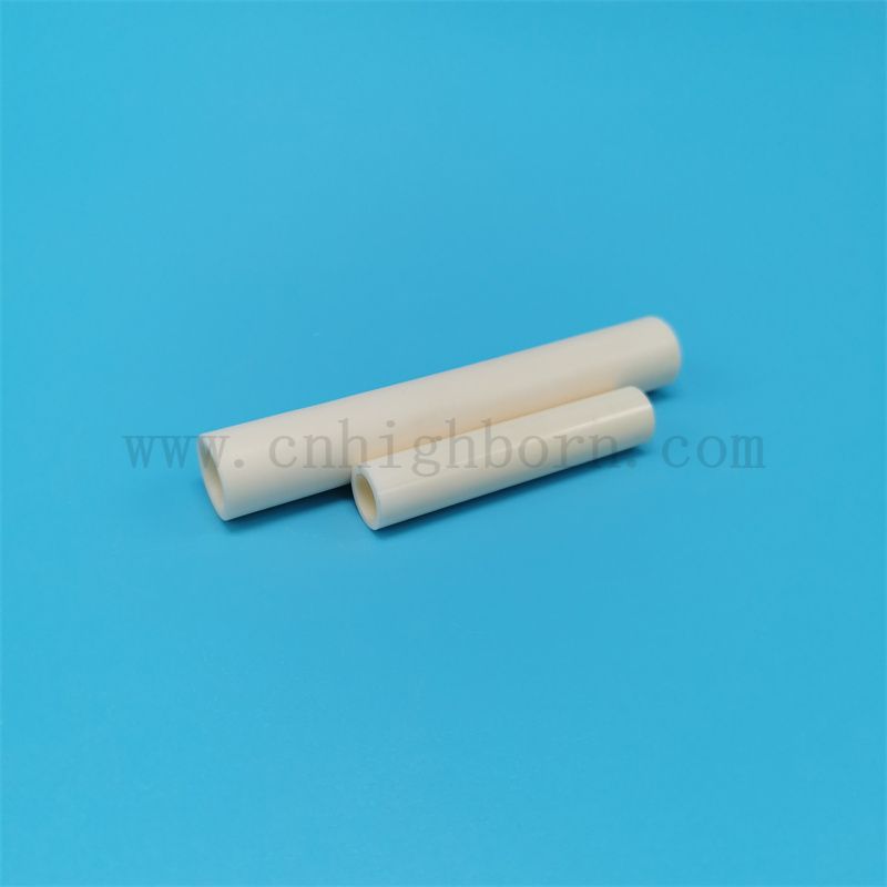 Polerowanie tlenku glinu 95% 99% AL2O3 Tekstylna rurka ceramiczna