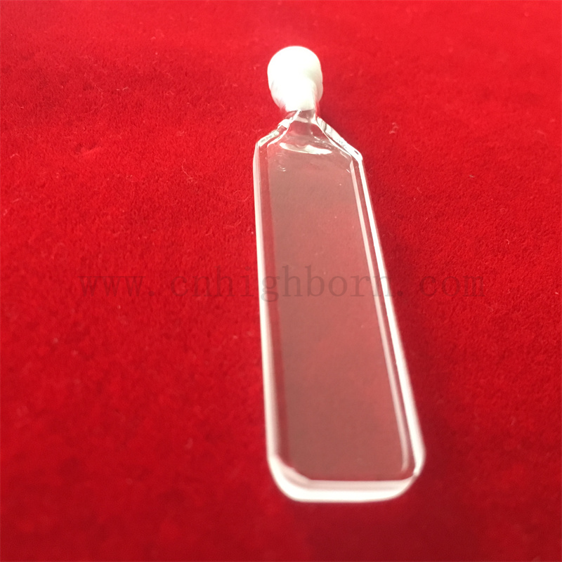 Wysoka precyzyjna kuwetka kwarcowa standardowa prostokątna okrągła dolna kwarcowa kuwetka