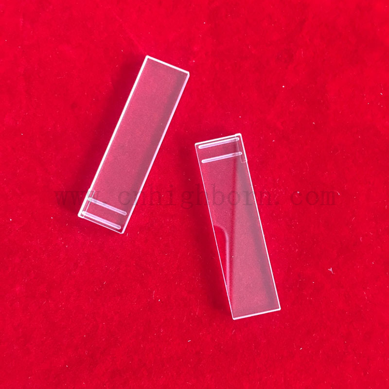 Przezroczyste specjalne części CNC fantazyjna kwarcowa plłacka