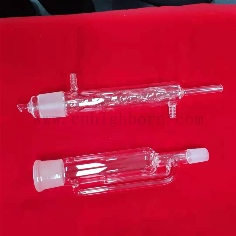 Przezroczyste wysokie szklane szkło 3.3 Użycie laboratorium ekstraktora Soxhleta