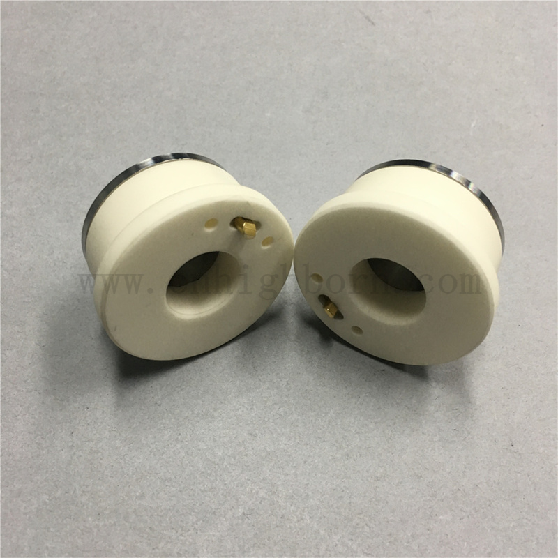Alumina Laser Dyszzy Holder Dostosowany pierścień ceramiczny AL2O3