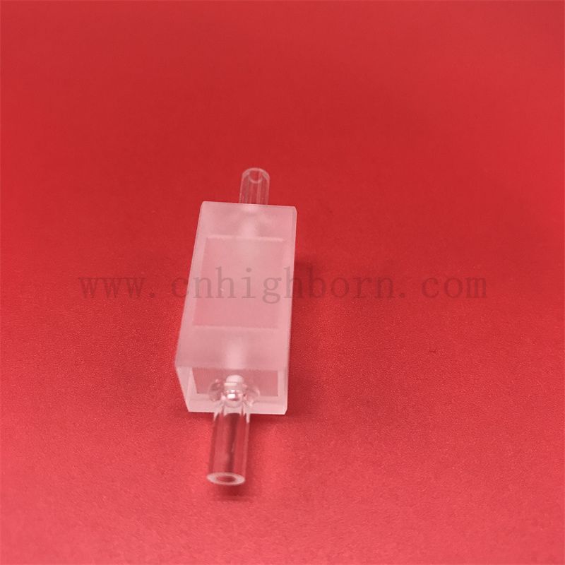 Laboratoryjne UV Dobra stabilność termiczna kwarc spektrofotometru optyczne szklane