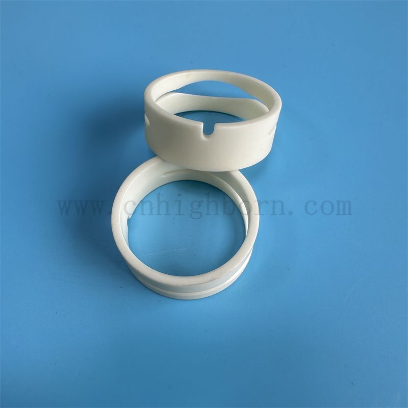 Dostosowane polerowane odporne na zużycie AL2O3 Spinning Machinery Accessories Alumina Tekstile Ceramic Guide