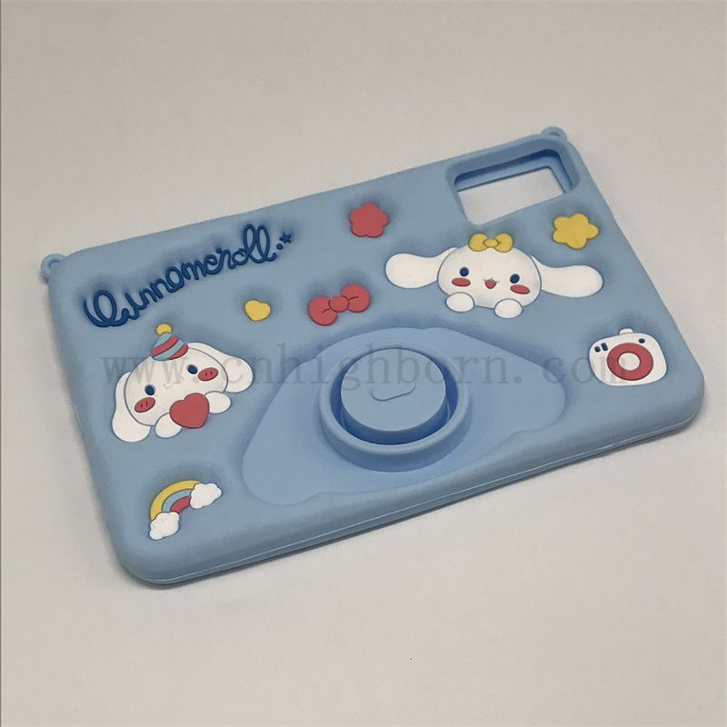 Niebieski kolor silastycznej osłony ochronnej silikonowa gumowa skorupa iPad 