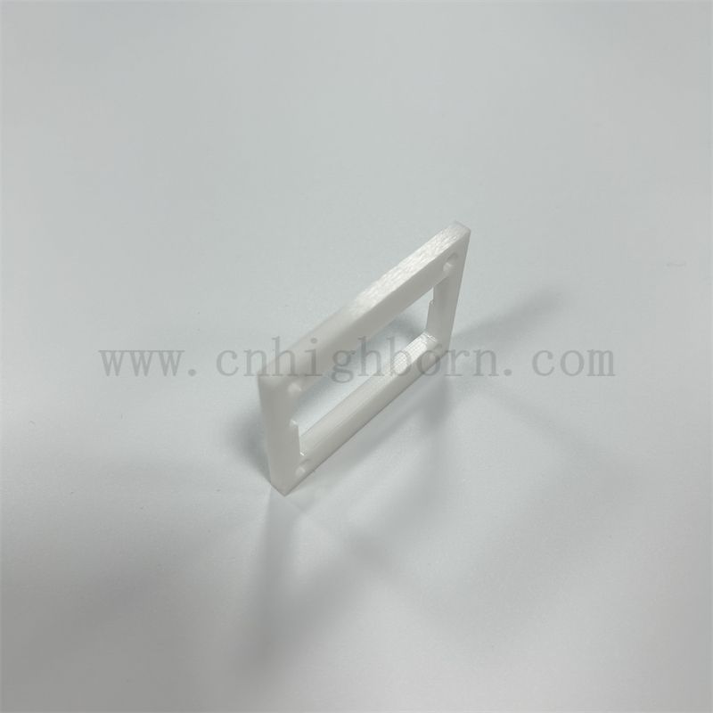 Izolator cyrkonia nieregularna powierzchnia blokowa polerowanie białej płytki ceramicznej Zro2