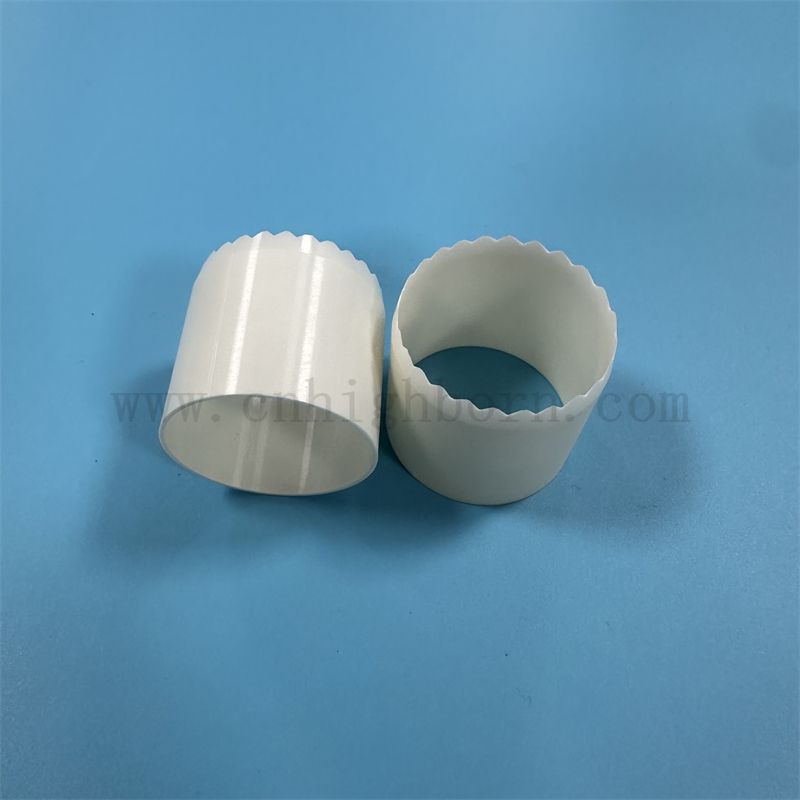 Polerowanie cyrkonii Izolator rurki o dużej średnicy Zro2 ceramiczna rura nieregularna