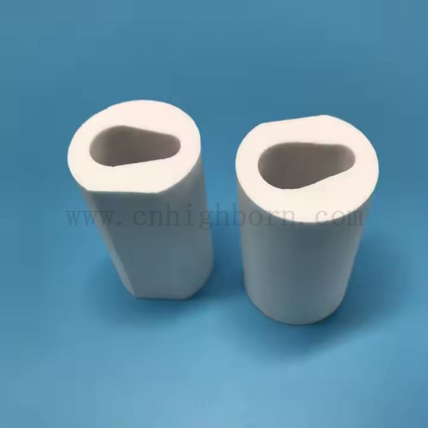  Niestandardowy Macor Machinable White Glass Ceramic Tube Część