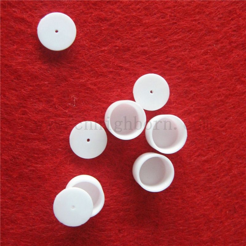 D6,8 x H4mm 99% AL2O3 Analiza termiczna Ceramiczna doniczka do ogrzewania glinu tygla