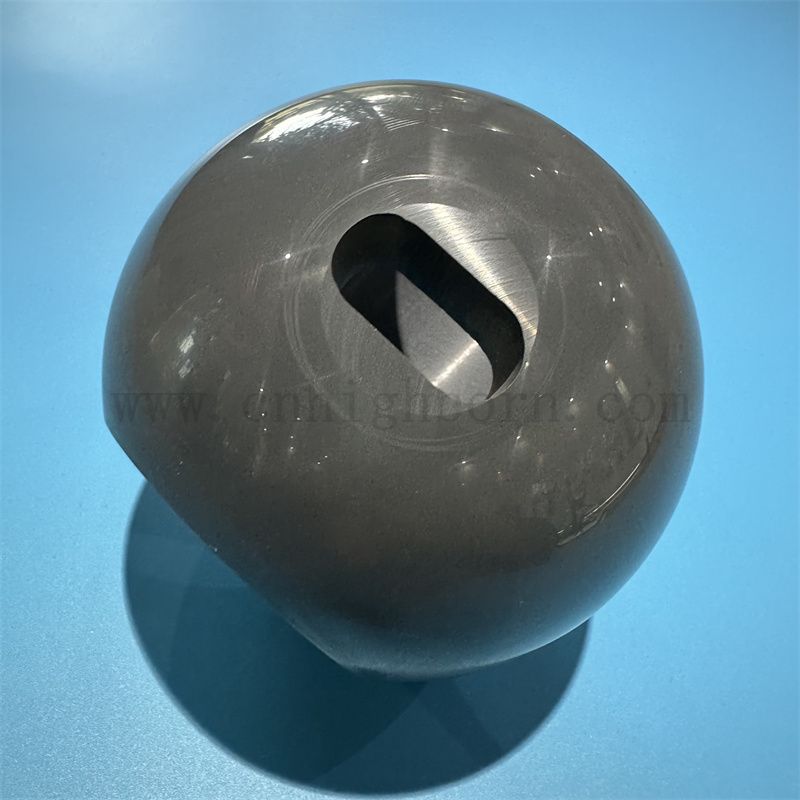 Polerowany krzemowy azotek SI3N4 Ceramiczne części zaworu kulowego ceramiczne