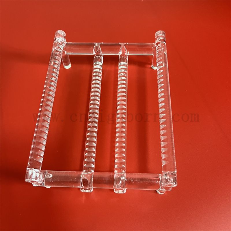 Odporność na ciepło Dostosowane laboratoryjne szklane kwarcowe kwarcowe kwarcowe kwarcowe łódź