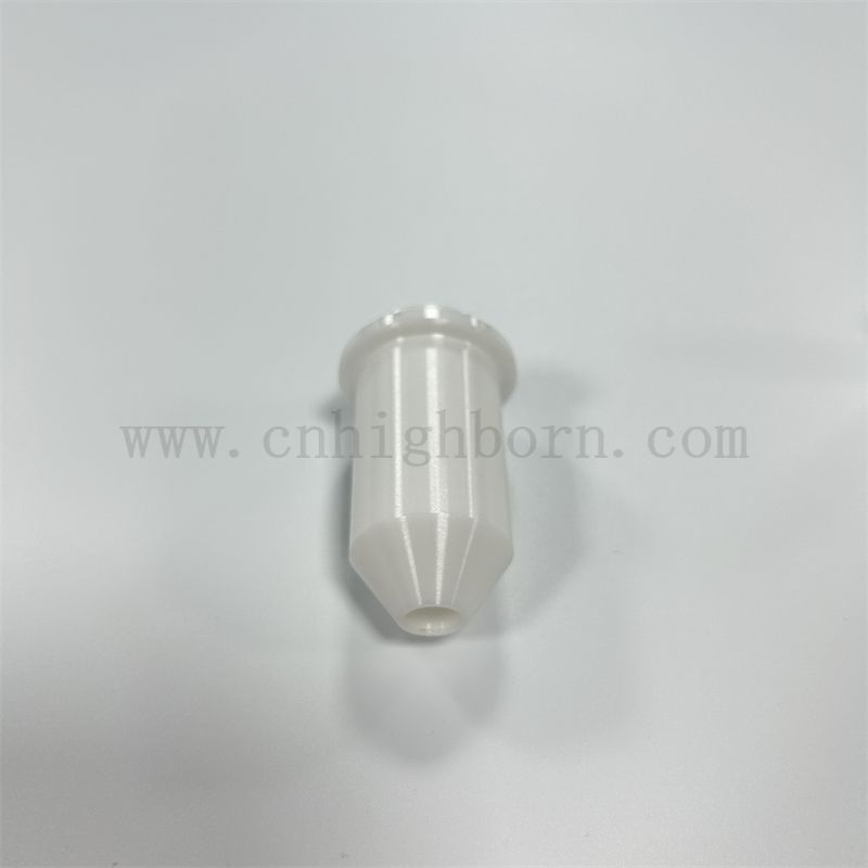 Odporność na zużycie przemysłowe białe cyrkonowe ceramiczne usta Ssanie dysz precyzyjna dysza ceramiczna/cyrkonowa część ceramiczna