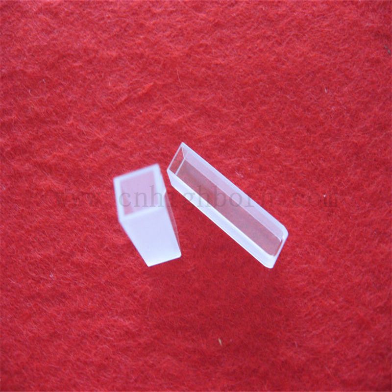 Laboratoryjna kwarc szklana kuwetka długość 10 mm kwarcowe komórki fluorescencyjne