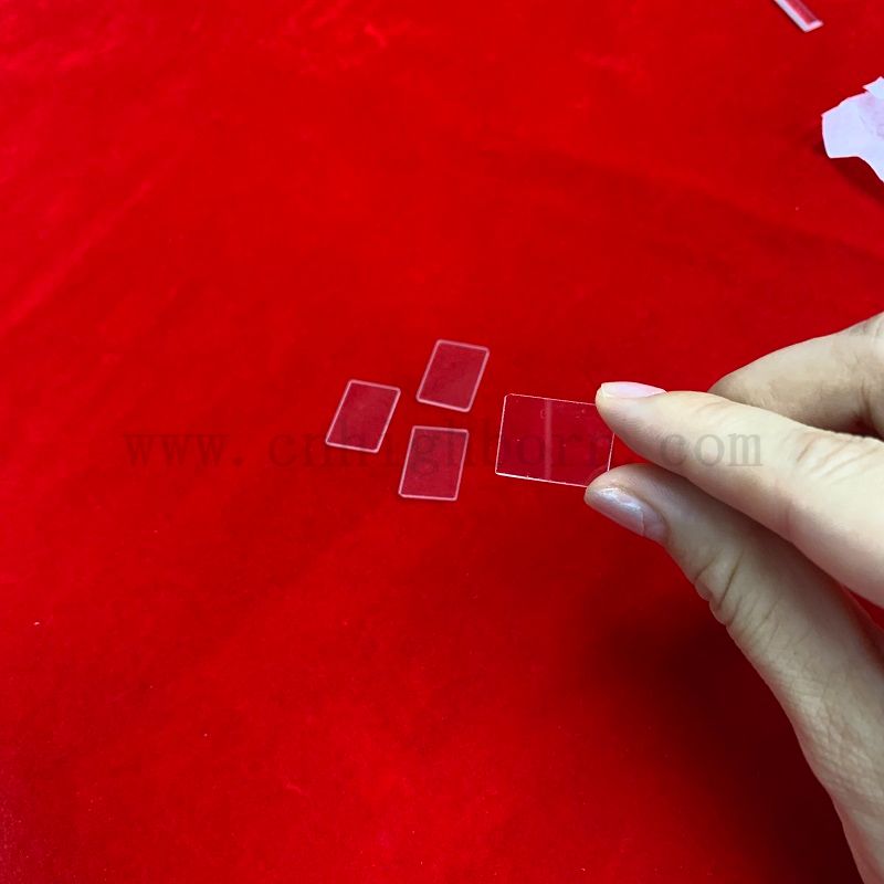 Dostosowana kwadratowa przezroczysta płyta ze szkła kwarcowego o wysokiej odporności na korozję