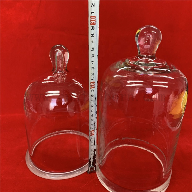 O wysokiej czystości przezroczyste okładkę szklanego borokrzemowego szklanego dzwonka