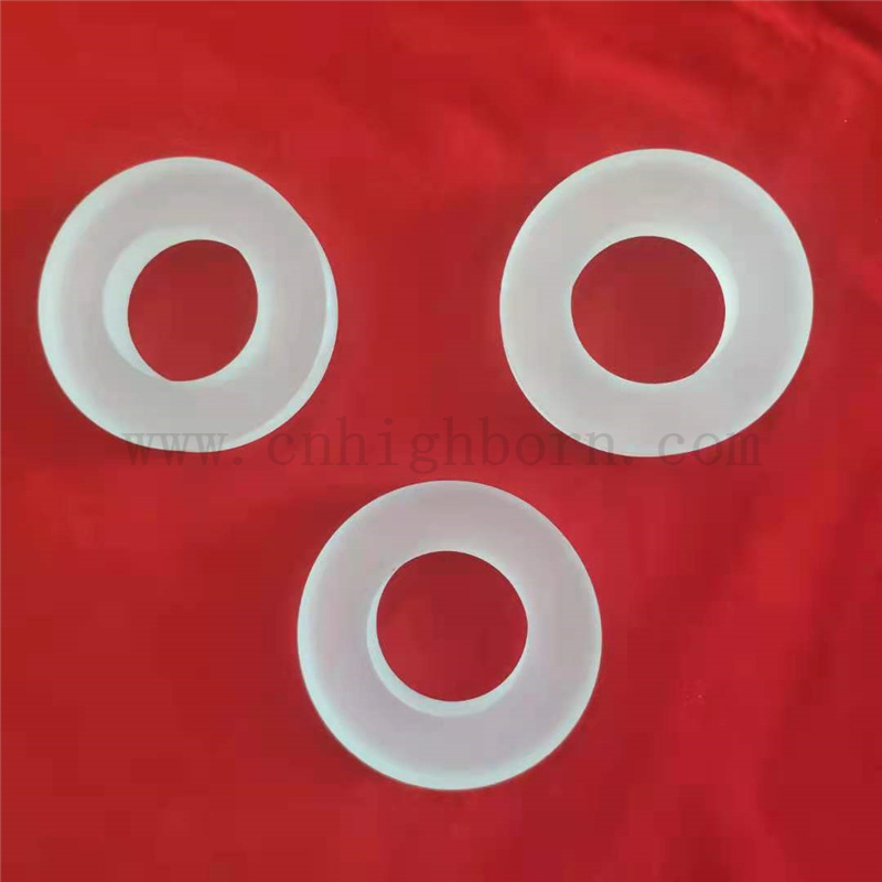  Dostosowany precyzyjny krojenie szklanego kwarcowego kołnierza kwarcowego