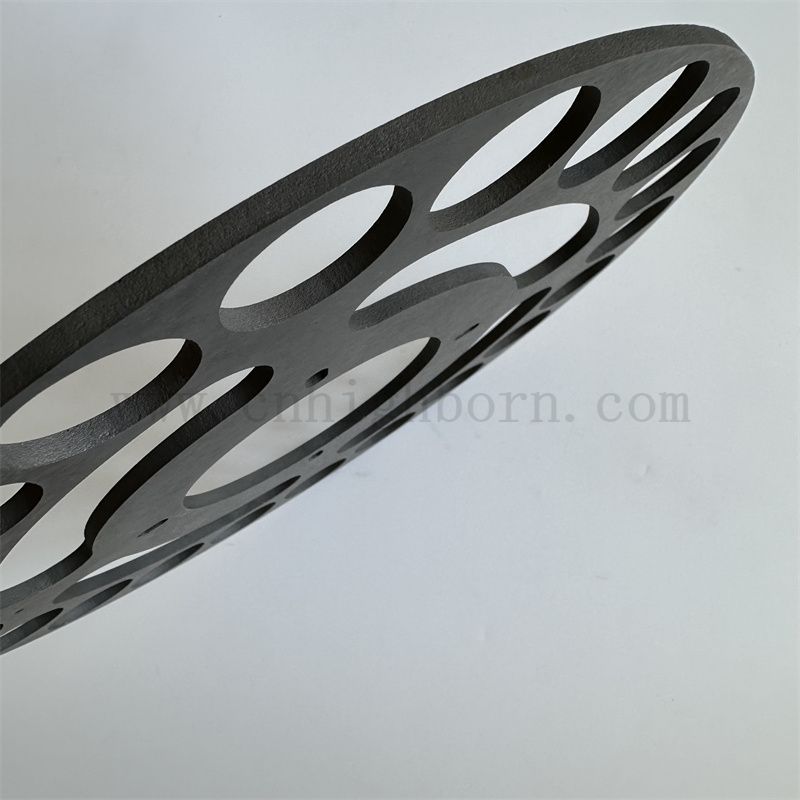 Odporność na zużycie krzemowego węgliku ceramiczna płyta SISIC Arkusz SIC