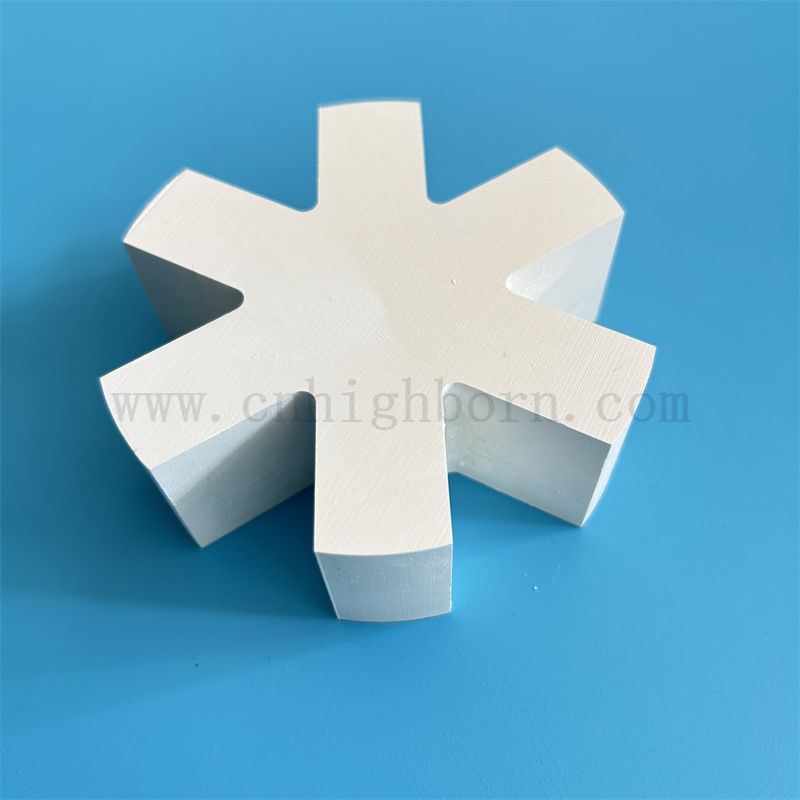 Ceramiczne części azotku sześciokątnego azotu boru 99% Czystość HBN BN Ceramiczny blok strukturalny
