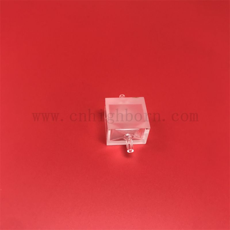 Badania laboratoryjne kwarcowe instrumenty kwarcowe fluorescencyjne szklane kuwetki