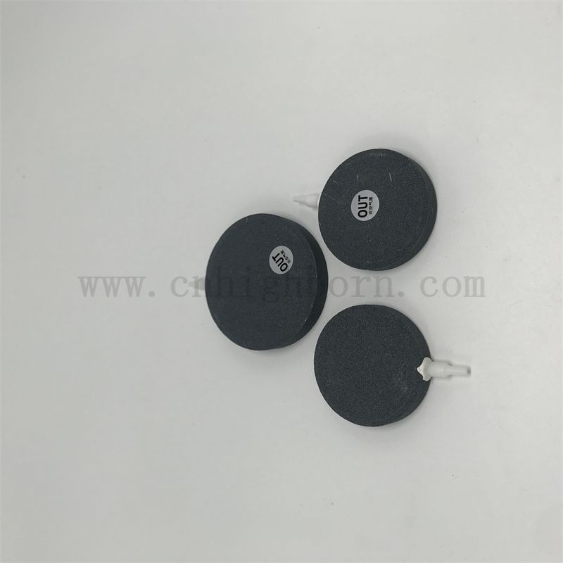 Okrągłe paneczka z tlenkiem rozrywka z piaskiem powietrznym Głowa Bąbelka Akwarium Kamień