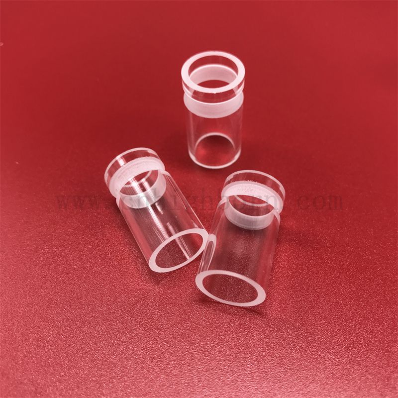 Odporność na ciepło Dostosowana przezroczystą szklaną rurkę kwarcową z laserowymi otworami wiertniczymi