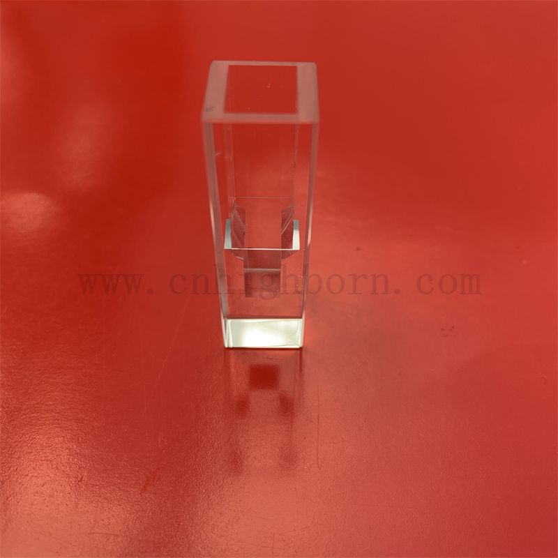 4 strony przezroczystą kuwetę kwadratową kwarcową do spektrofotometru