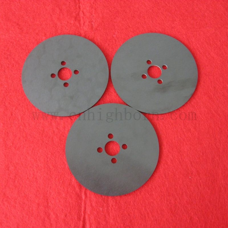 Niestandardowy laserowy czarny cyrkon okrągły talerz Zro2 Ceramiczny dysk ceramiczny