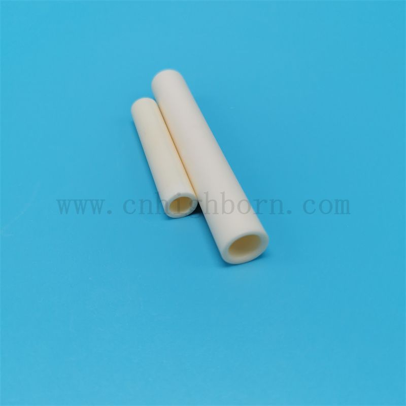 Polerowanie tlenku glinu 95% 99% AL2O3 Tekstylna rurka ceramiczna