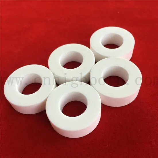 Niemagnetyczny Macor Machinable Glass Ceramic Pierścień