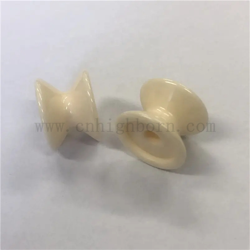 Odporność na zużycie AL2O3 Alumina Tekstylowa wałek przędza drutu