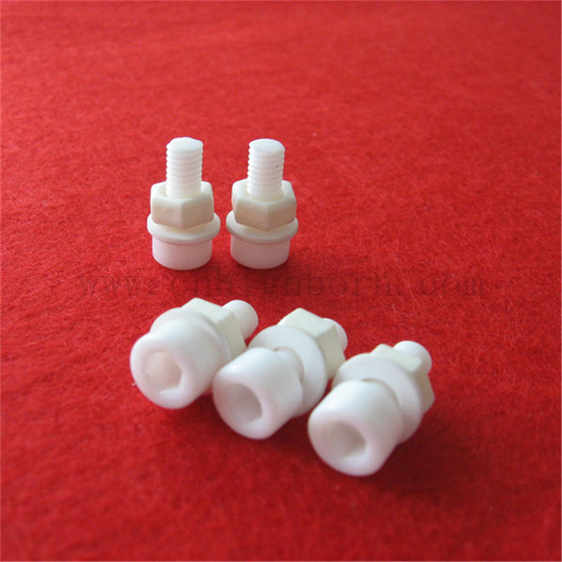 Śruba ceramiczna z cyrkonią dostosowana do śruby i nakrętki Zro2 o wysokiej wytrzymałości