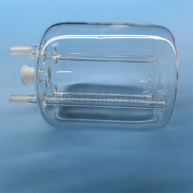 Przezroczysty reaktor kwarcowy w wysokiej temperaturze