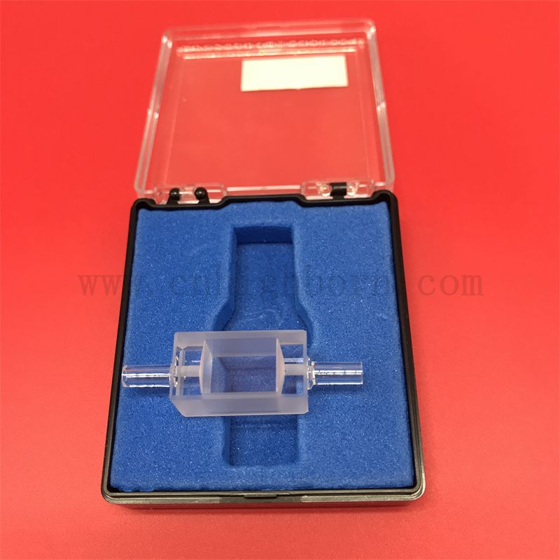 Laboratoryjne UV Dobra stabilność termiczna kwarc spektrofotometru optyczne szklane