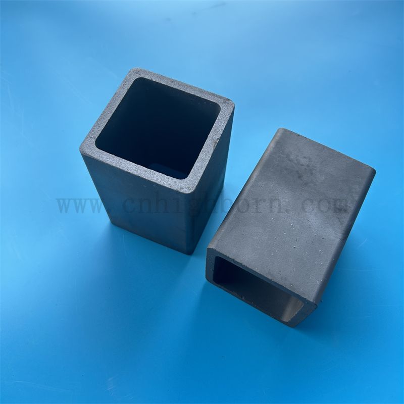 Izolator krzemowa rura kwadratowa o wysokiej twardości reakcja spiekania rura ceramiczna sic