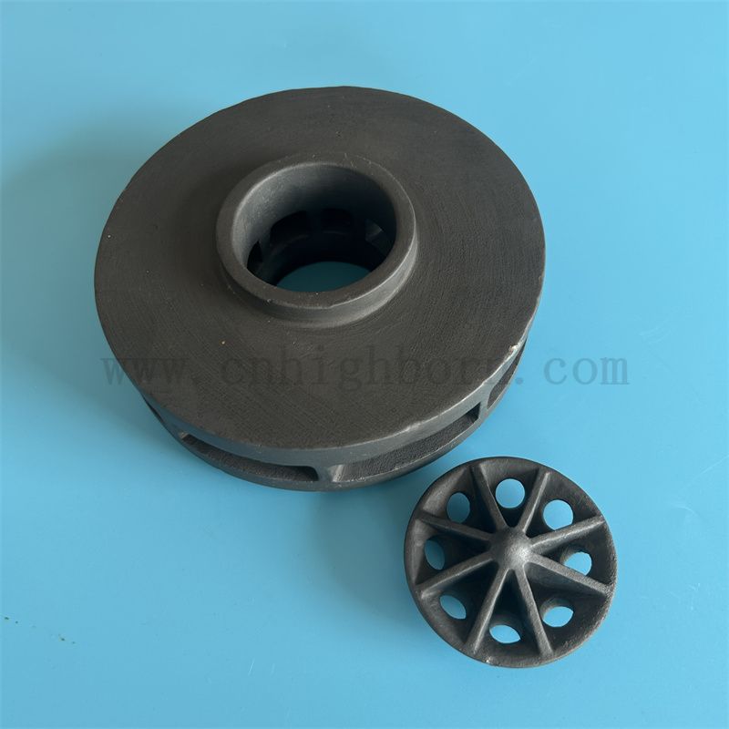 Izolator krzemowy węglik nieregularny część częściowo spiekany SIC Ceramiczny