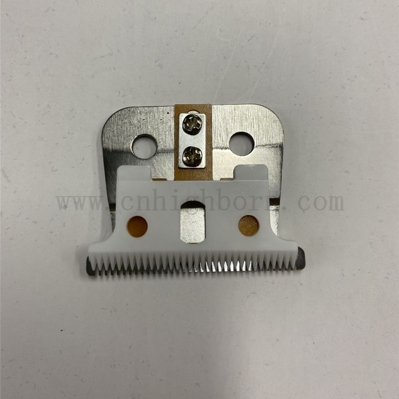 Ceramiczne odłączane zwierzę zwierzęce ostrze do włosów z cyrkonu z metalowym strzyżeniem fryzjerem zastępczym